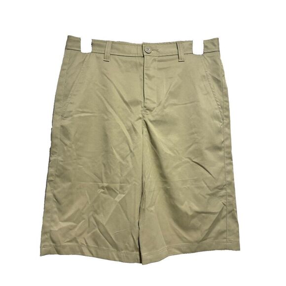 Under armour Other - NWT Under Armour Boy's Chino Shorts Khaki 18 Solid‎ Mid Rise Performance Golf